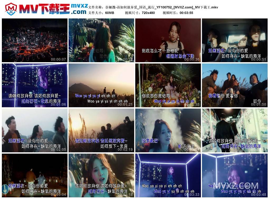 谷娅溦-该如何放弃爱_国语_流行_YF100752